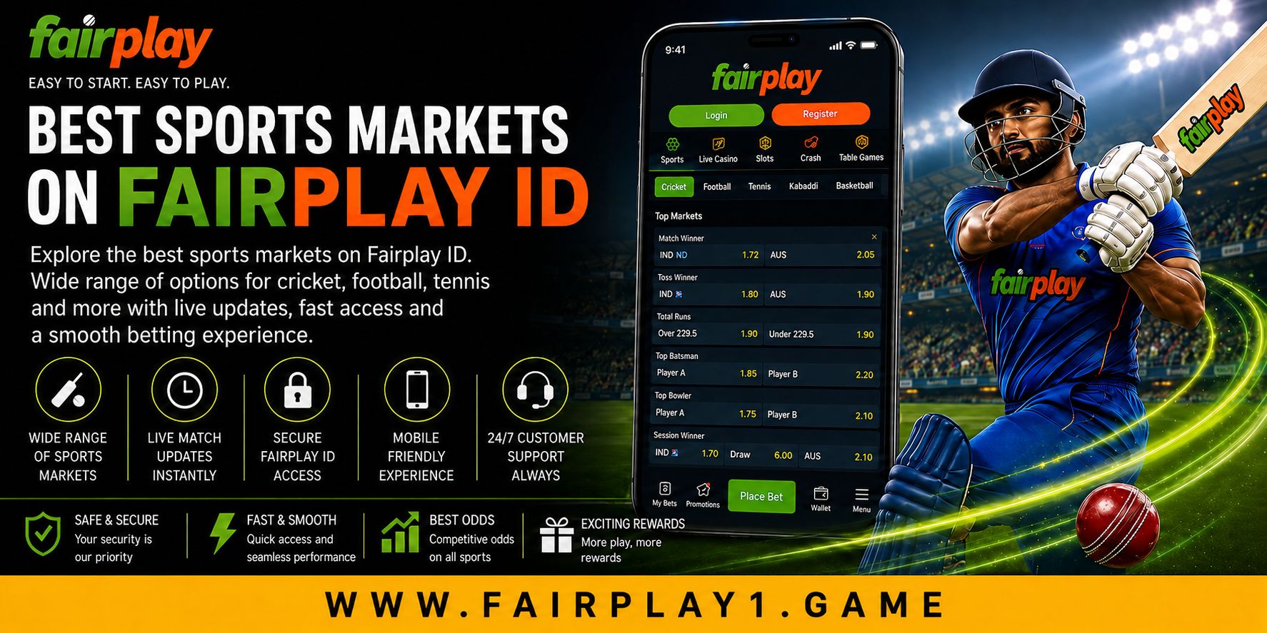 Best Sports Markets on Fairplay ID