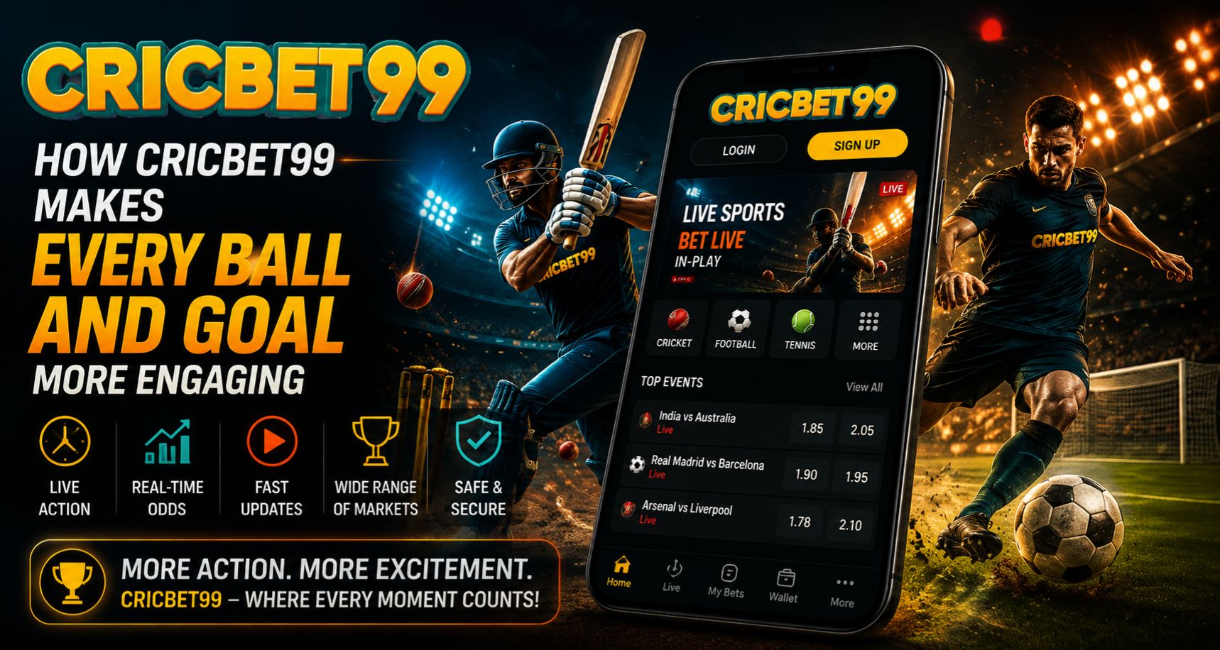 How Cricbet99 Makes Every Ball and Goal More Engaging