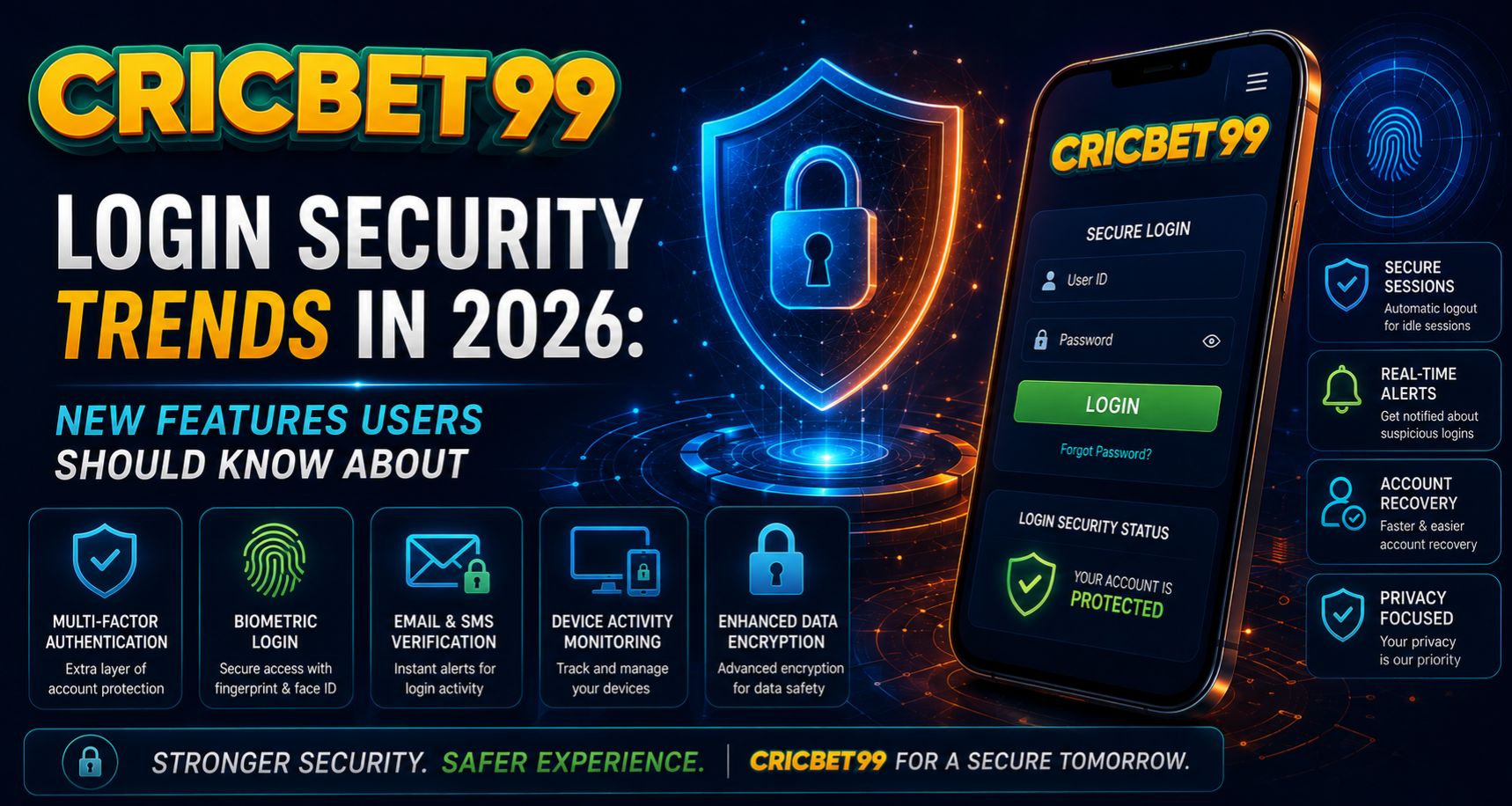 CricBet99 Login Security Trends in 2026: New Features Users Should Know About