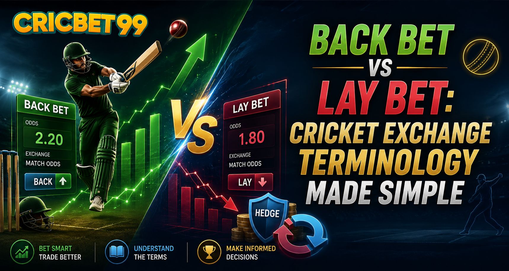 Back Bet vs Lay Bet: Cricket Exchange Terminology Made Simple